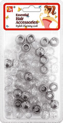 LARGE ROUND BEADS (WHITE/CLEAR)The Product Store Next Door