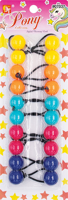 PONYTAIL HOLDERS 20MM (YELLOW, ORANGE, GREEN, MAGENTA, NAVY)The Product Store Next Door