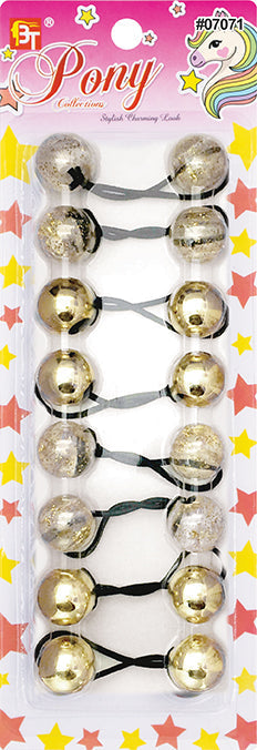 PONYTAIL HOLDERS 20 MM (GALACTIC GOLD)The Product Store Next Door