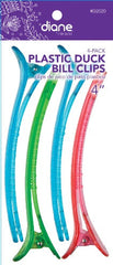 PLASTIC DUCKBILL CLIPS 4 INCH 4-PACK COLORFUL 1-BLUE 1-GREEN & 2 PINKThe Product Store Next Door