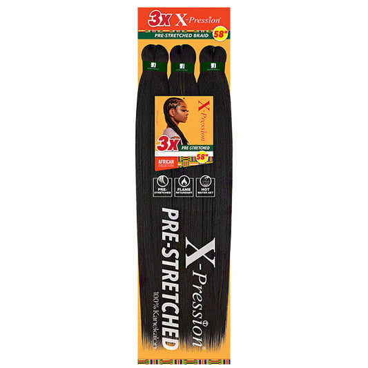 SENSATIONNEL SYNTHETIC BRAID - 3X X-PRESSION PRE STRETCHED BRAID 58The Product Store Next Door
